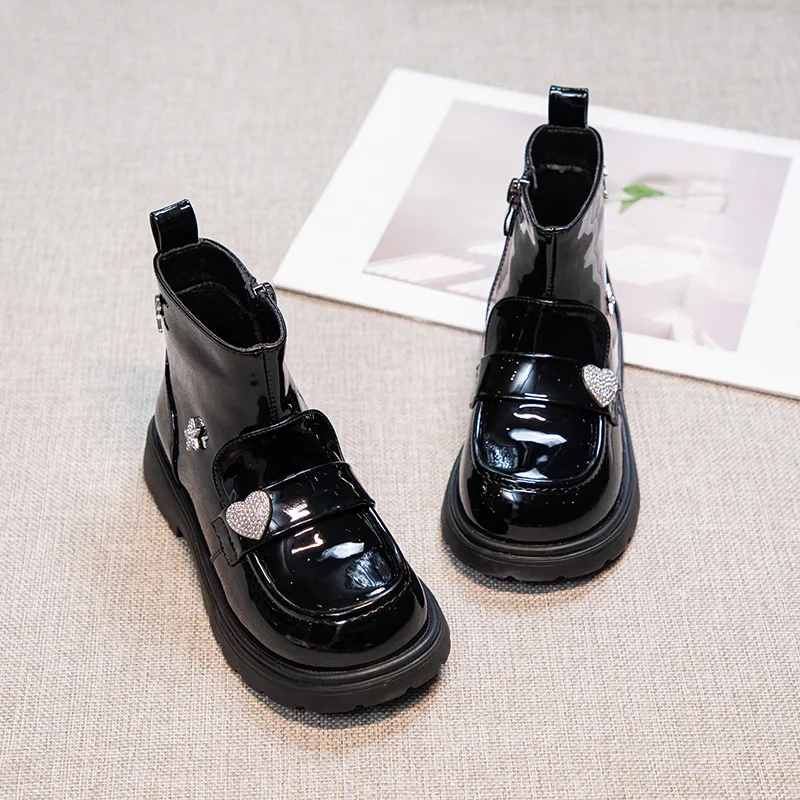 Новая зимняя обувь для девочек универсальные удобные ботильоны нескользящие