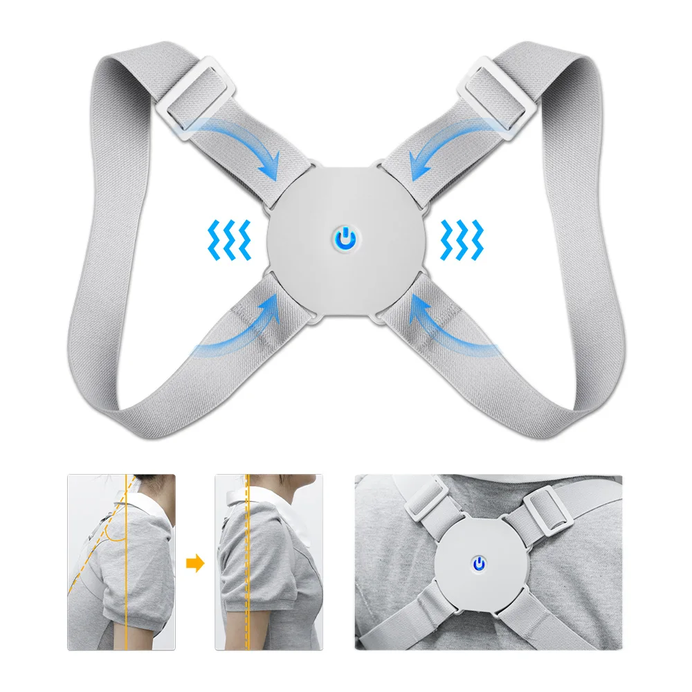 

Intelligent Back Posture Corrector Adult & Child Hunchback Sitting Posture Correction Belt Spine Shoulder Correction Smart Tips