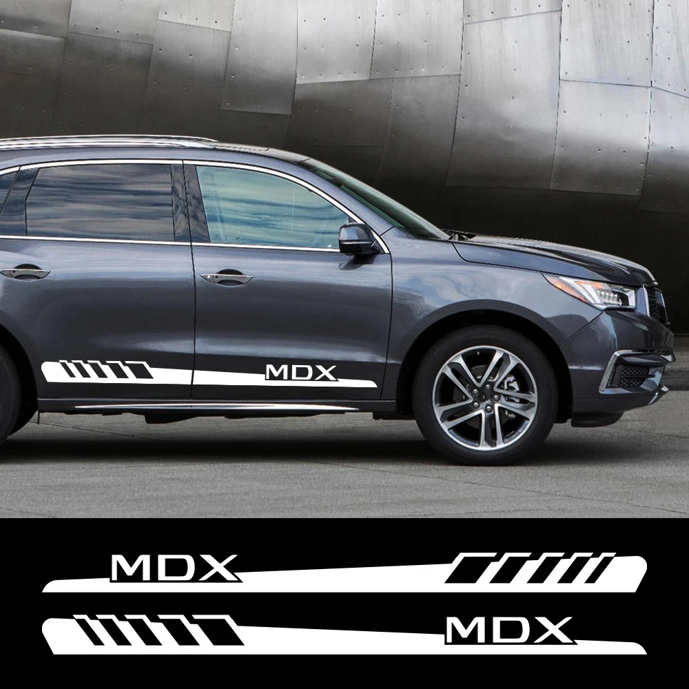 Acura MDX 1 2 3 YD1 YD12 YD3 Спортивные Полосатые Наклейки Виниловые Графические Для Боковой