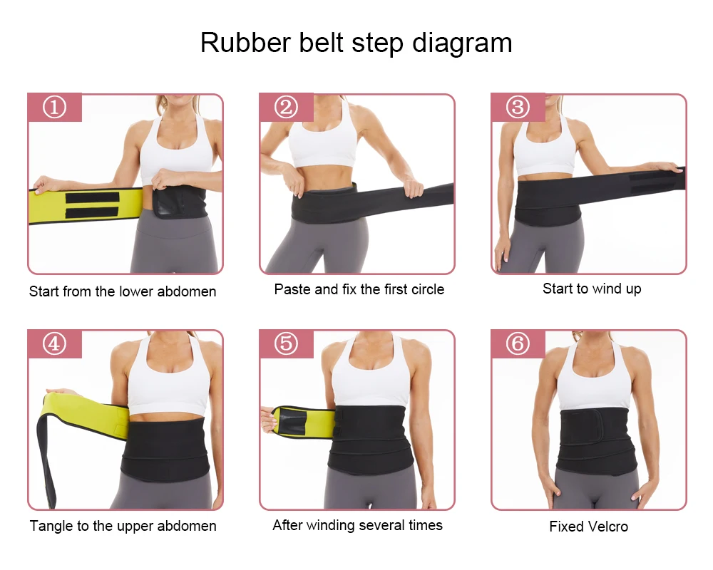 SEXYWG Women Waist Trainer Wrap for Tummy Control Neoprene Weight Loss Sauna Belt Fat Burning Waist Cincher Women Waist Wrap