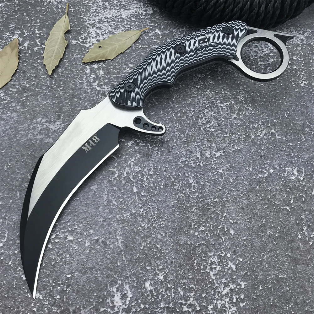 Тактический Нож С Фиксированным Лезвием M48 От Sokol 9cr13mov И Ручкой G10 Инструмент Karambit