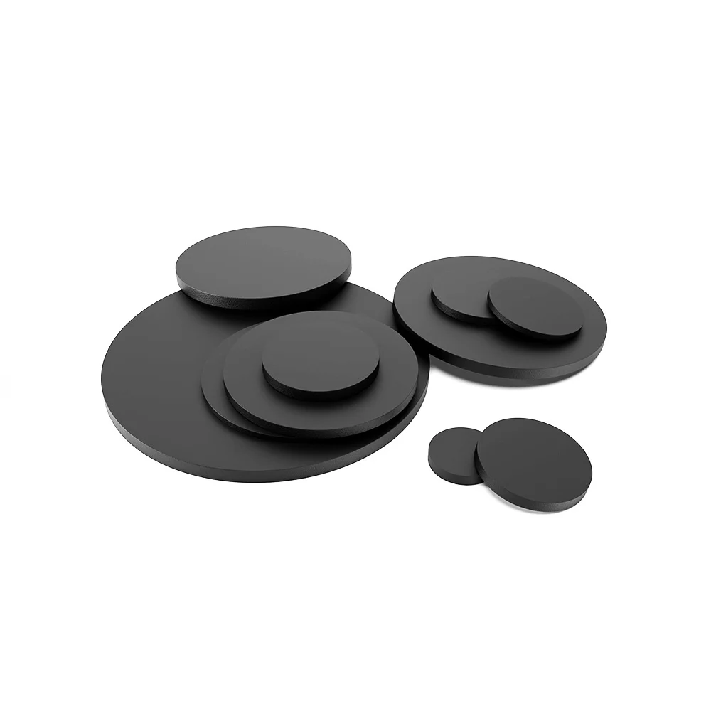 Черные твердые круглые резиновые прокладки для уплотнения листа 10 шт. диаметр
