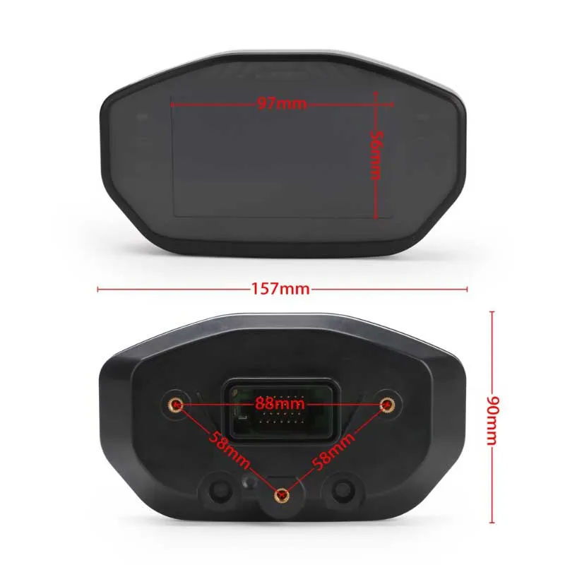 ABS ЖК-дисплей датчик температуры воды масла модифицированный прибор для