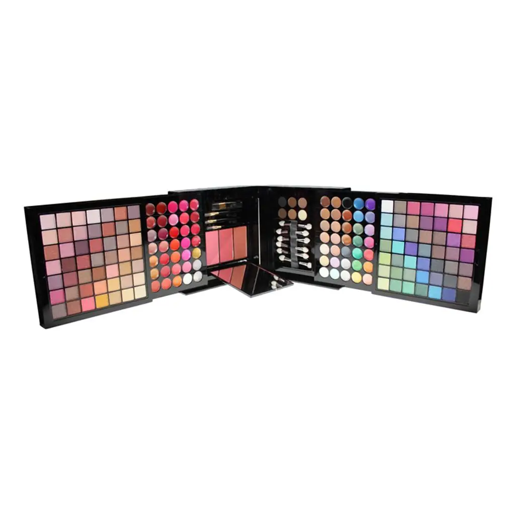 

177 цветов Мерцающая Blendable тени бронзер Blusher Palette Set