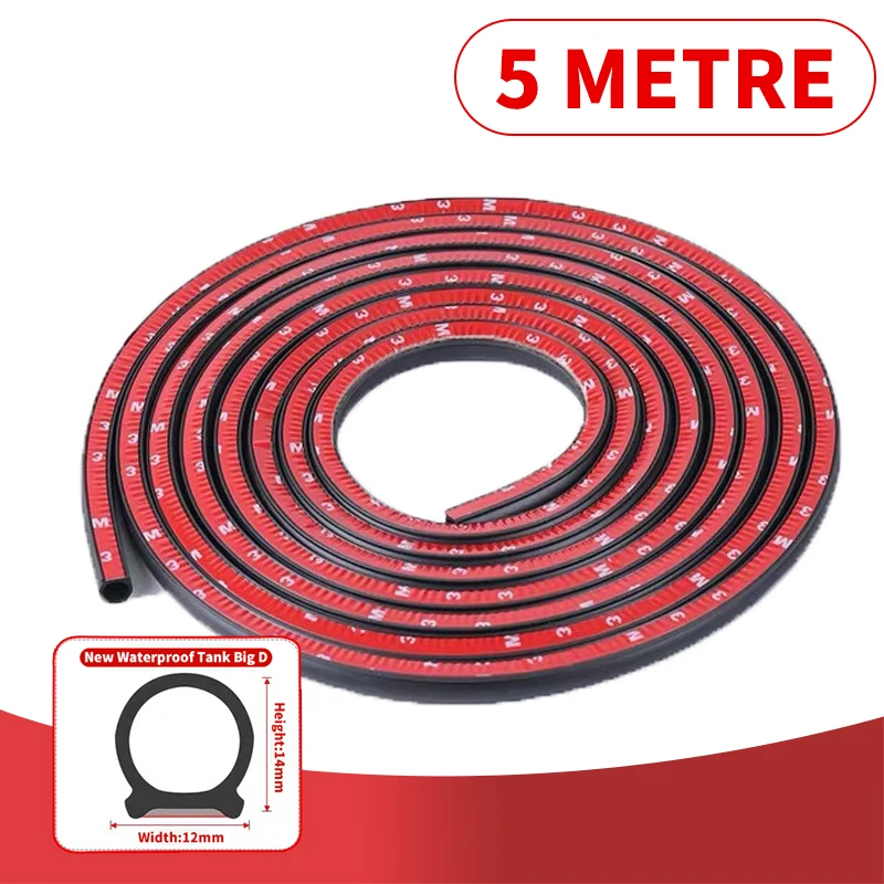 

Автомобильная Резиновая Уплотнительная Лента, Звукоизоляционная, Пылезащитная, Водонепроницаемая