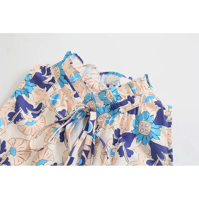 Женское винтажное мини-платье на шнуровке Sherouse без рукавов с круглым вырезом и