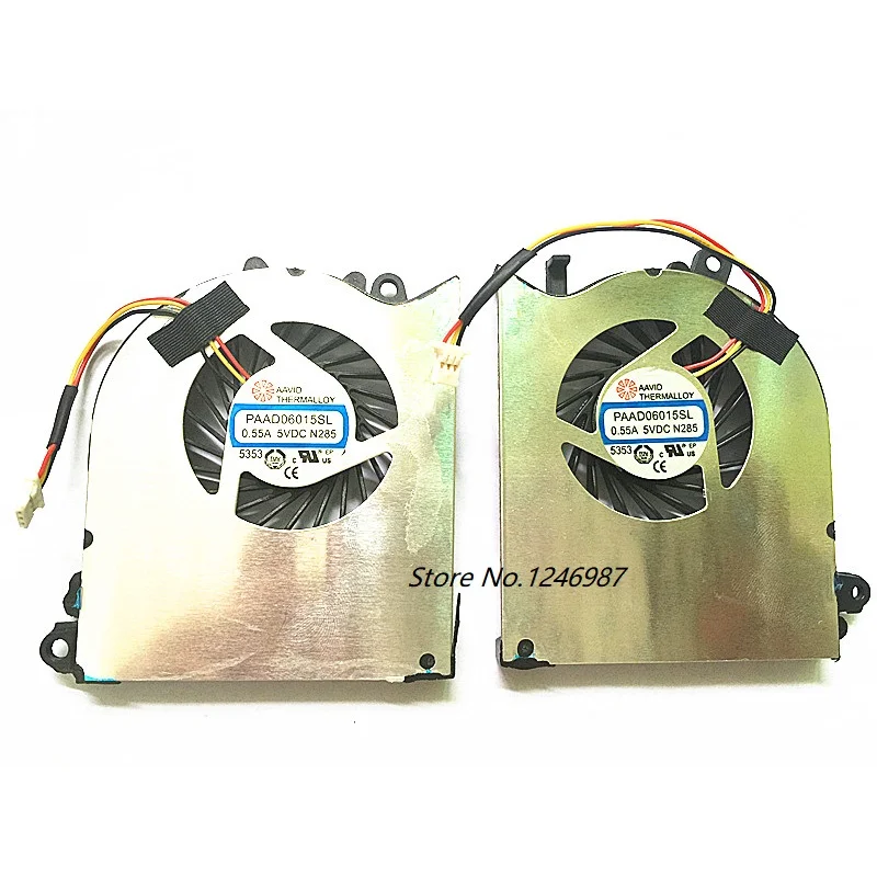 Новый вентилятор ЦП для ноутбука MSI GS60 6QD 6QE 6QC 2QE 2PE 2QD 2PL PAAD06015SL N223 N234 DC 5V 0.55A
