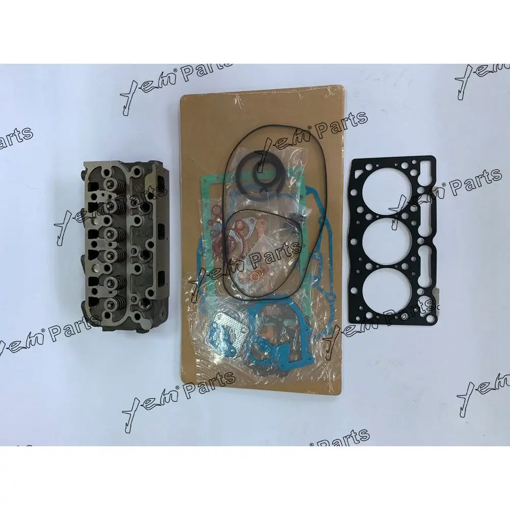 Brand-D1105 Полная головка блока цилиндров и прокладка для Kubota RTV1100 RTV1100CW9 RTV1140CPX