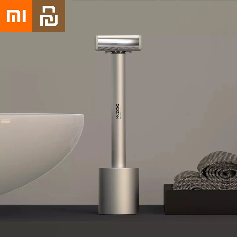 Ручная бритва Xiaomi Youpin ударопрочная силиконовая дорожная с импортным лезвием