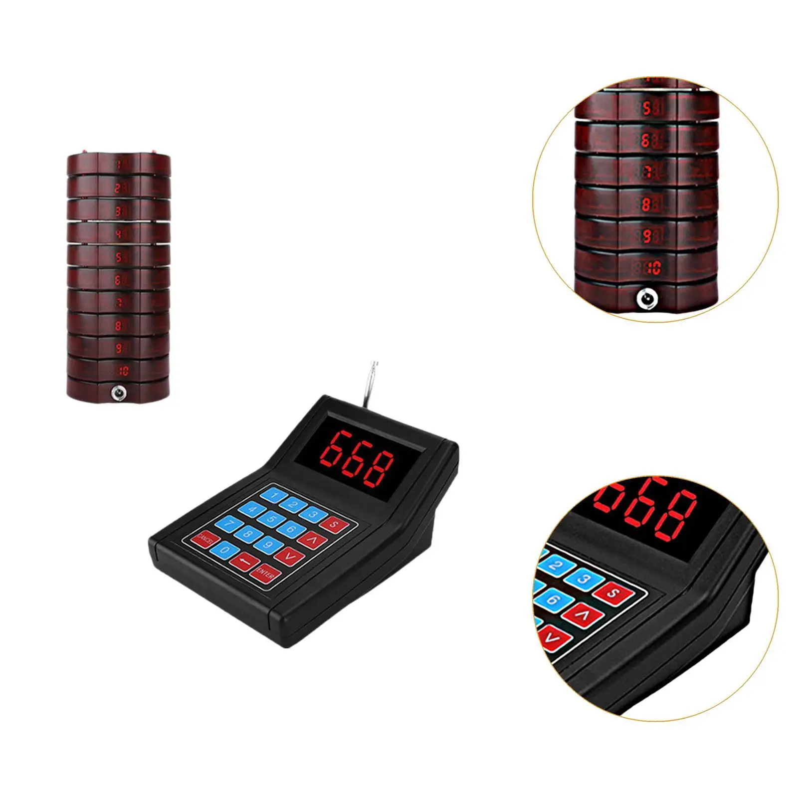 Беспроводная система вызова эффективный сигнал очереди звуковые сигналы 3