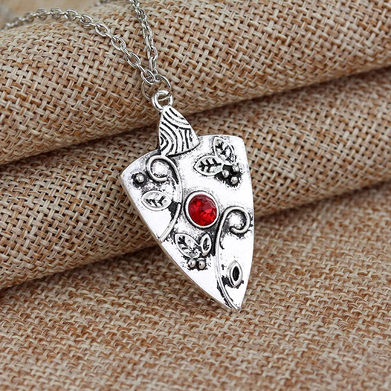 Popular Movie Vampire Diaries Necklace Elena Gilbert Vervain Romantic Crystal Pendant Necklaces For Women Charm Collar Jewelry