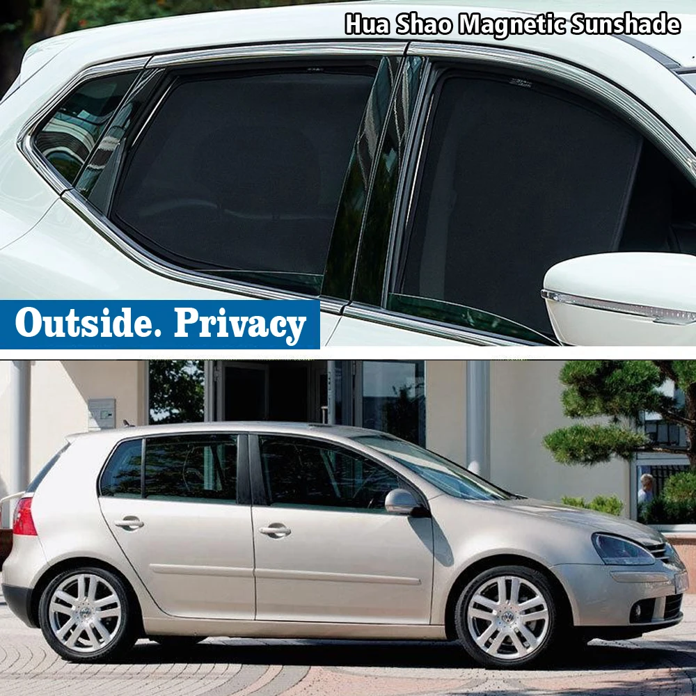 

Magnetic Car Sunshade Shield Front Windshield Frame Curtain Sun Shade Accessories For Volkswagen VW Golf 5 Hatchback 2004 – 2008