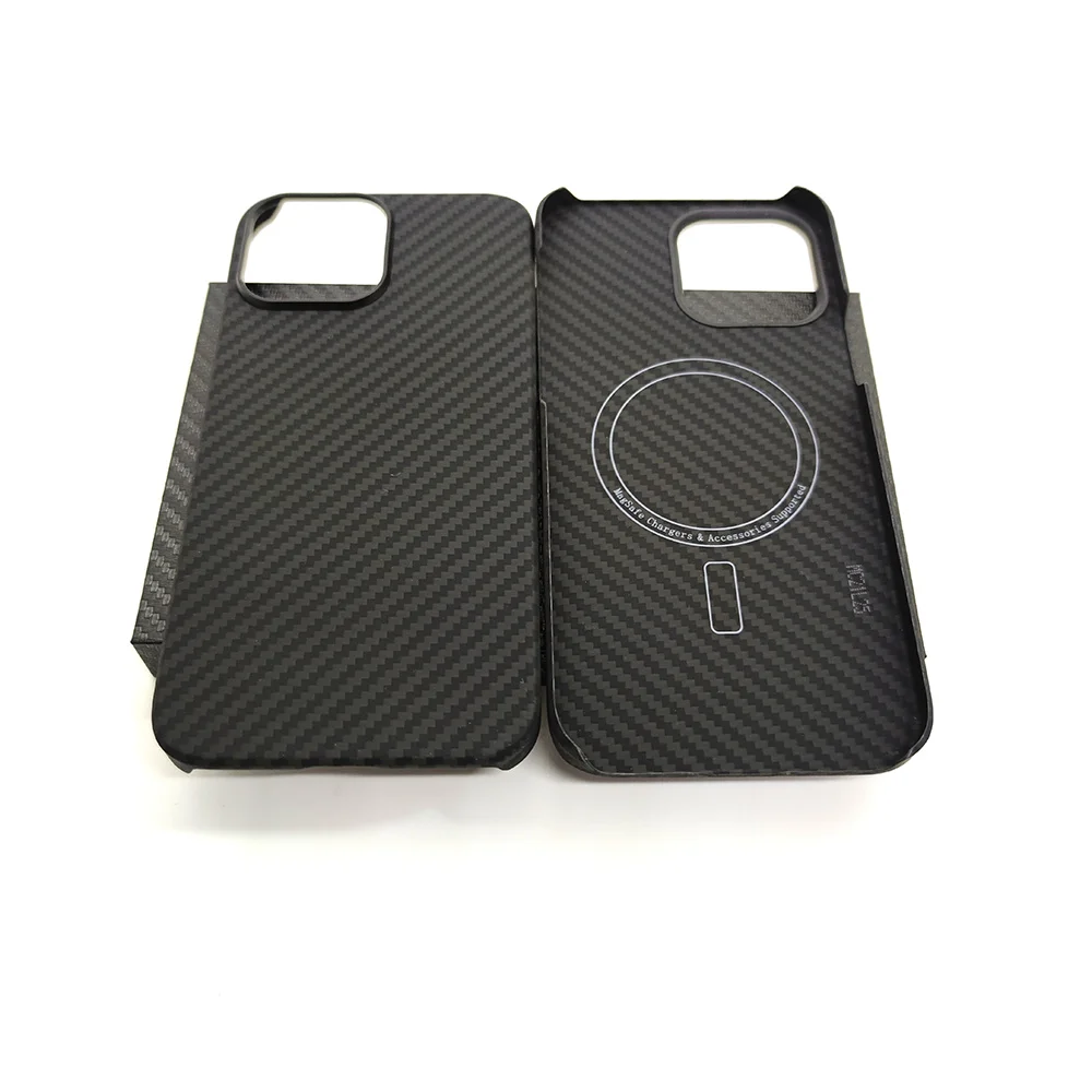 

For Magsafe Magnetic Case For Iphone 14/13 Pro Max Carbon Fiber Ultra-thin Aramid Fiber Cover For Iphone14 /13pro 13 Mini Case