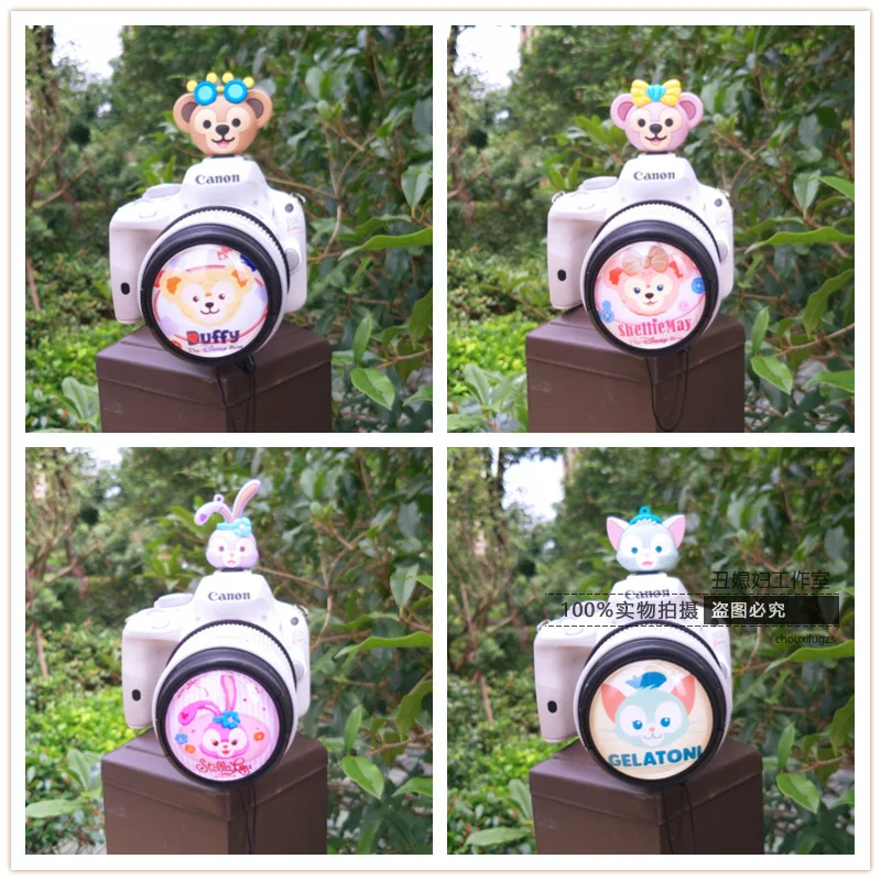 

3D Cartoon Camera Flashlight Hot Shoe 37mm 40.5mm 43mm 46mm 49mm 52mm 55mm 58mm 62mm 67mm 72mm 77mm 82mm 86mm general Lens Cap