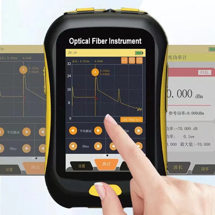 Оптический рефлектометр во временной области 1550 Нм G652 SM 20 дБ OTDR измеритель