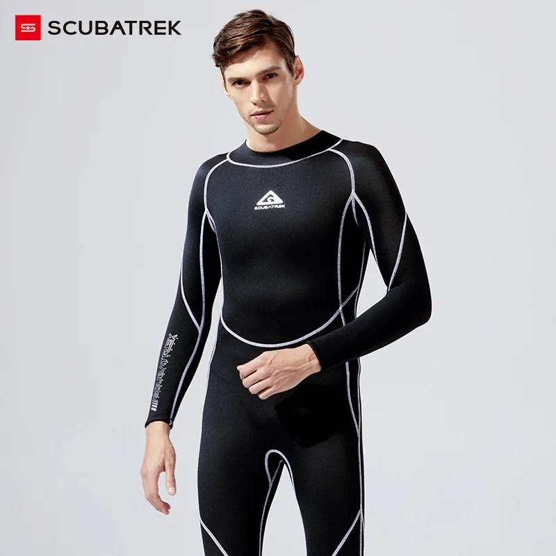 Men Wetsuit 3mm Neoprene Body Diving Suit Surf Snorkeling Spearfishing Underwater Fishing Kitesurf Wetsuits Windsurf Clothes