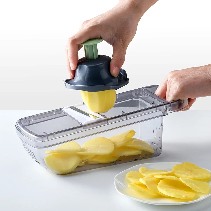 PLYS-Ручная ломтерезка Многофункциональный кухонный инструмент для