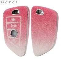 pc car styling key case cover shell protector for bmw x5 f15 x6 f16 g30 7 series g11 x1 f48 f39 525 f30 118i 218i 320i keyless