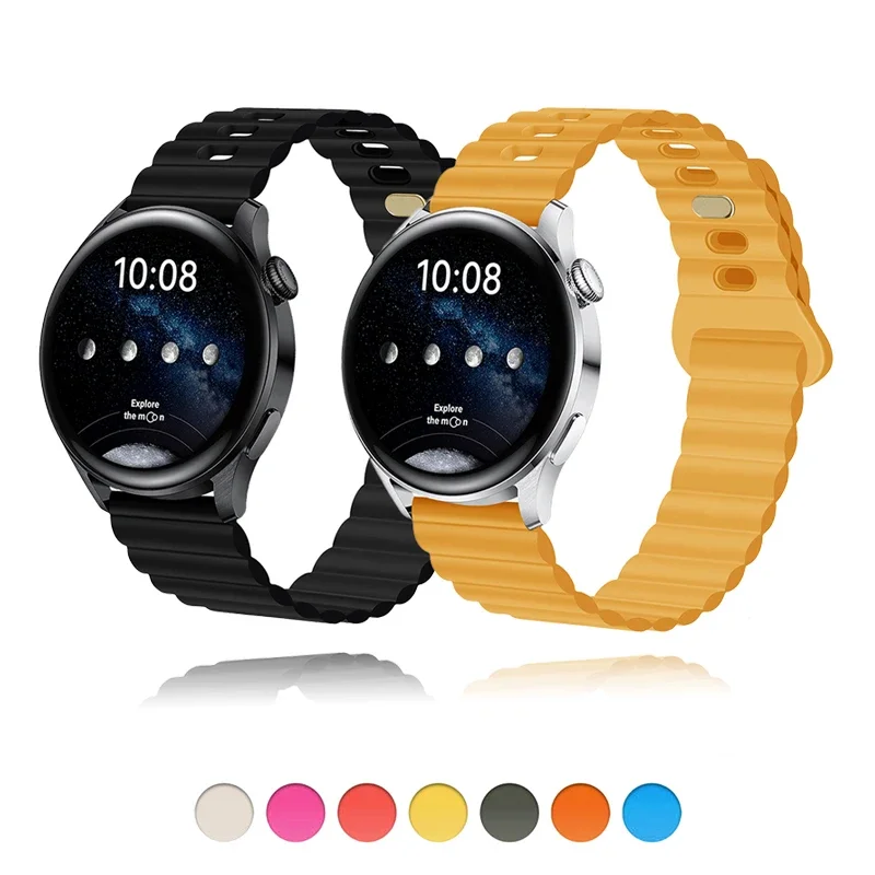 Силиконовый ремешок для Samsung Galaxy Watch 4/5/6/7 44 мм 40 мм/Active 2/Gear S3 |