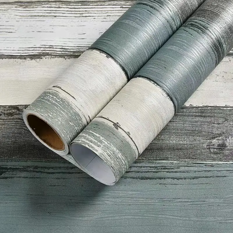 

Wood Wallpaper Self Adhesive Removable Stickers and Decorative Vinyl Film for Furniture Wall Bathroom Kitchen Living Room