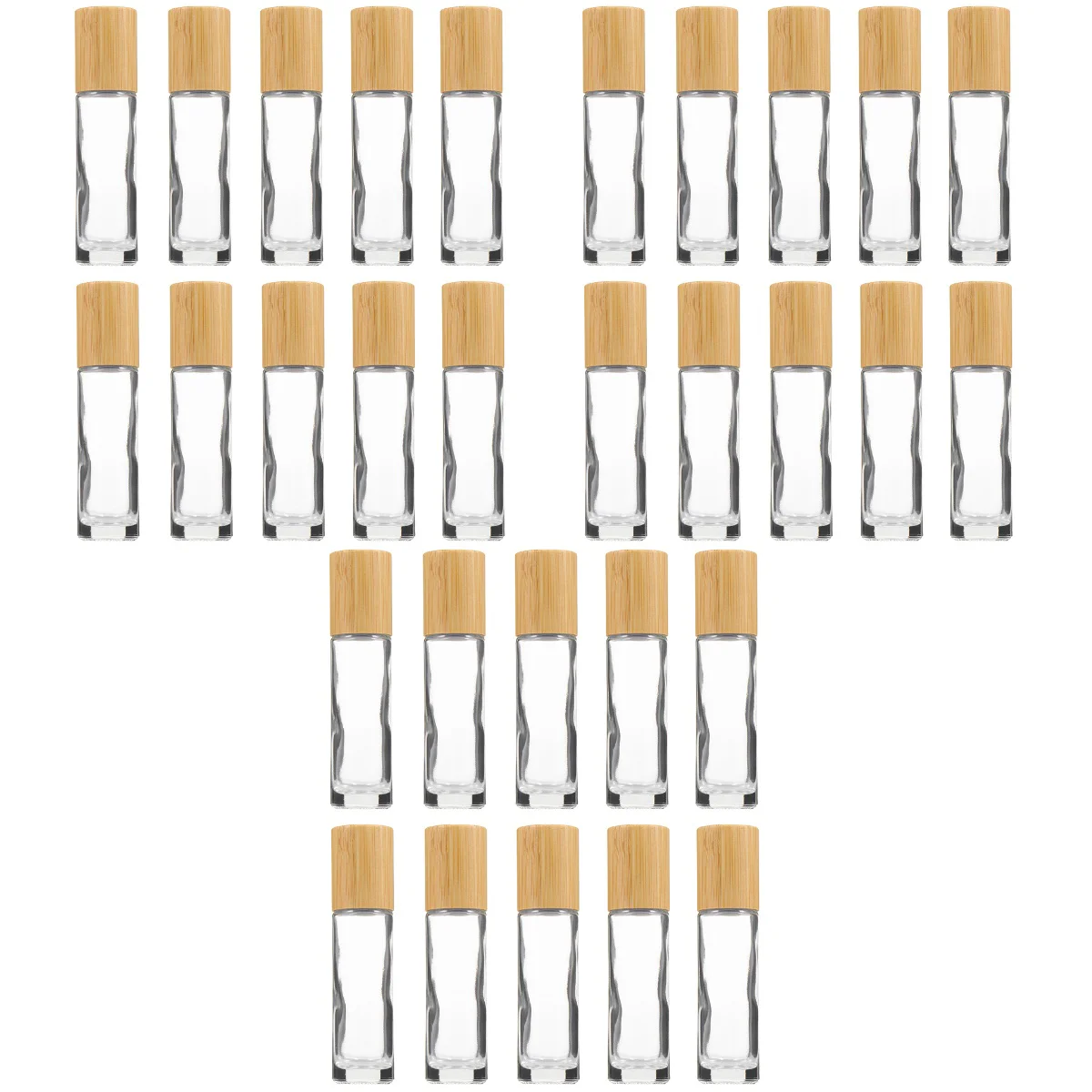 

30 Pcs Essential Oil Perfume Bottle Glass Roll-on Bottles Subpackage Roller Empty Refillable Travel