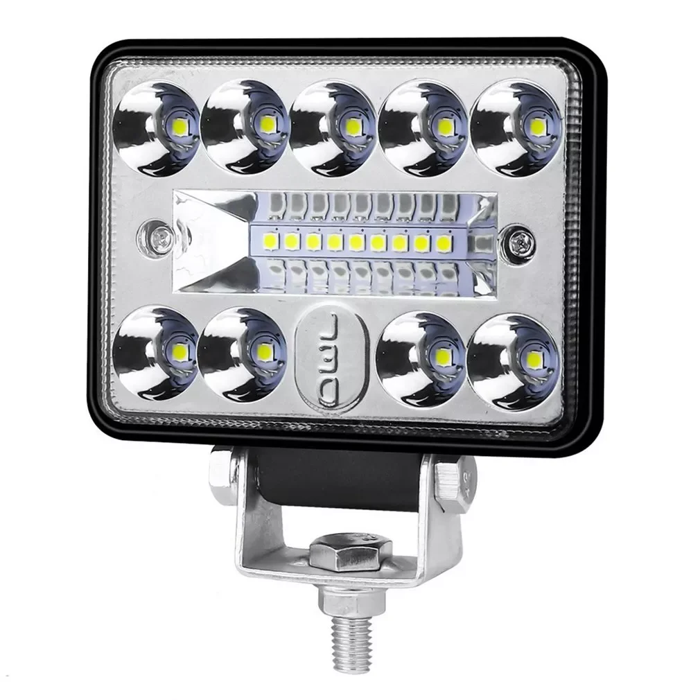 

1Pcs 3 Inch 12V 54W Large Field View Car LED Work Light Waterproof Ultra-thin Spotlight 18SMD Low Power Consumption Long Life