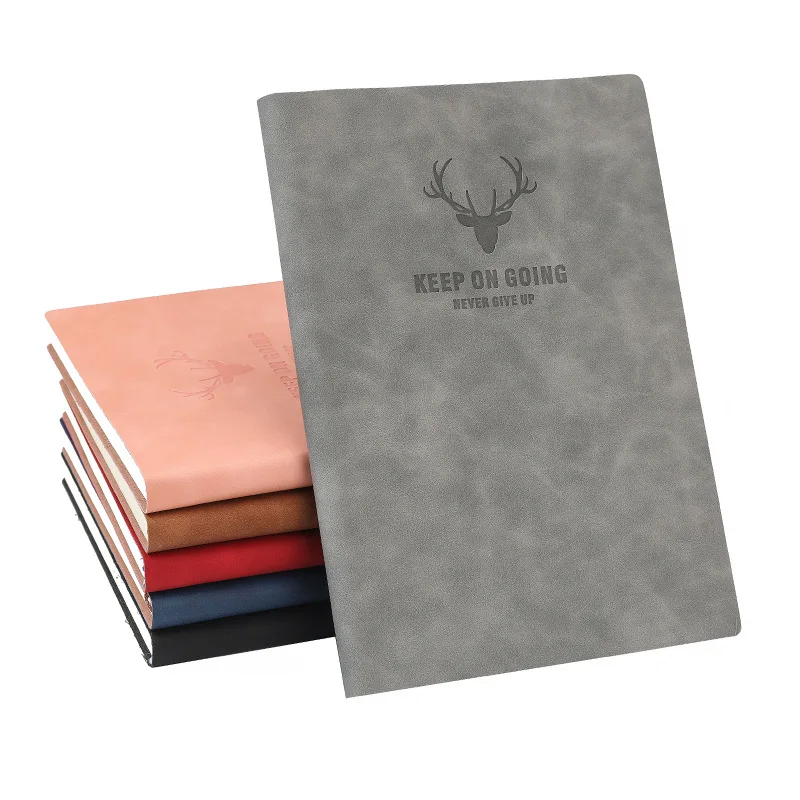 

A5 Retro Leather Notebook Thickened Student Journals Writing Paper Agenda 2022 Weekly Planner School Office Stationery