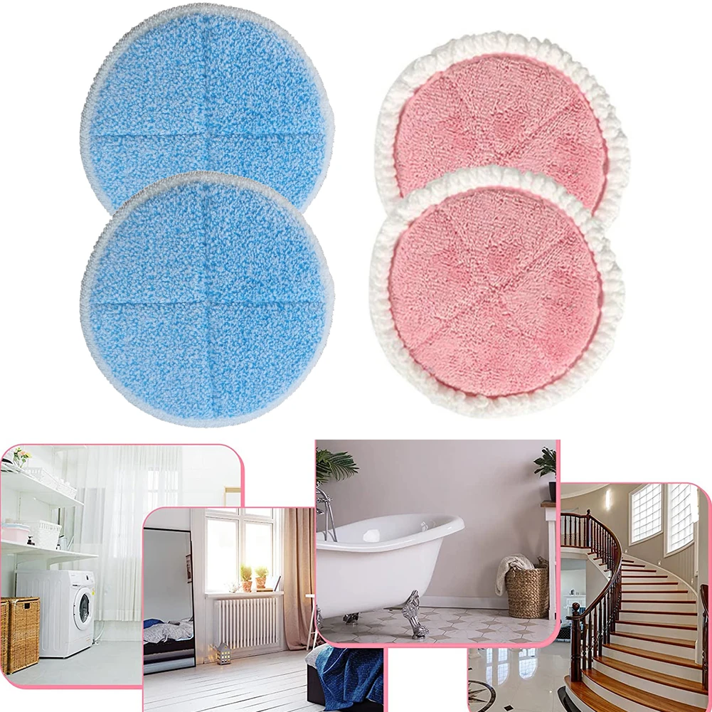 

For VMAI Electric Mop Pad Combo, Cleaning & Waxing Pads, Mop Pad For T690 Model Microfiber Cleaning Pads Waxing Vacuum Cleaner