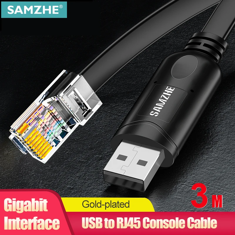 5171 NO.2Samzhe Usb к консоли RJ45 кабель RS232 Серия адаптер конвертер модем для