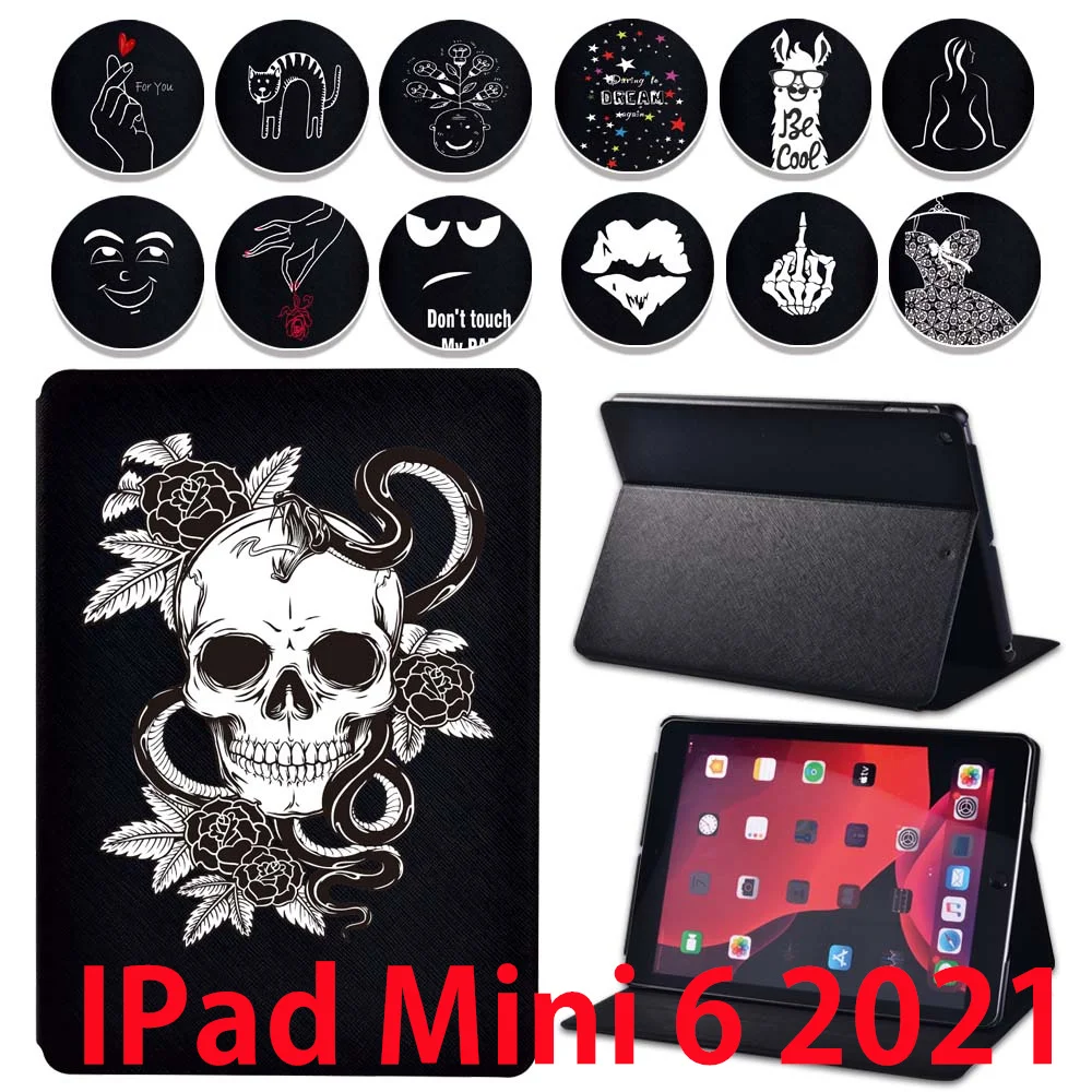

Чехол для IPad Mini 6, чехол-книжка из искусственной кожи для IPad Mini 6-го поколения, 8,3 дюйма, чехол для планшета 2021