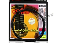 3 sets of ac136bk nh classical guitar strings crystal nylon strings black plated copper wound 1st 6th strings