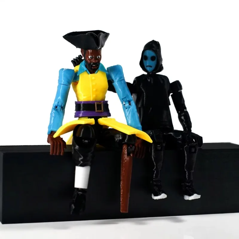 Фото Супер-подвижная фигурка, напечатанная на 3D-принтере, Backrooms Pirate Clark Dummy13 T13 Ben 10 Heatblast Tennyson, шарнирная модель-игрушка №5