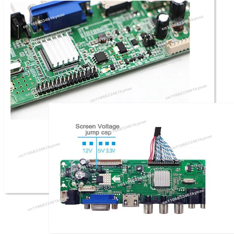 Фото Подходит для DS D3663LUA.81A DVB-T2 DVB-T DVB-C 3663, плата драйвера цифрового телевизора, обновление USB №3