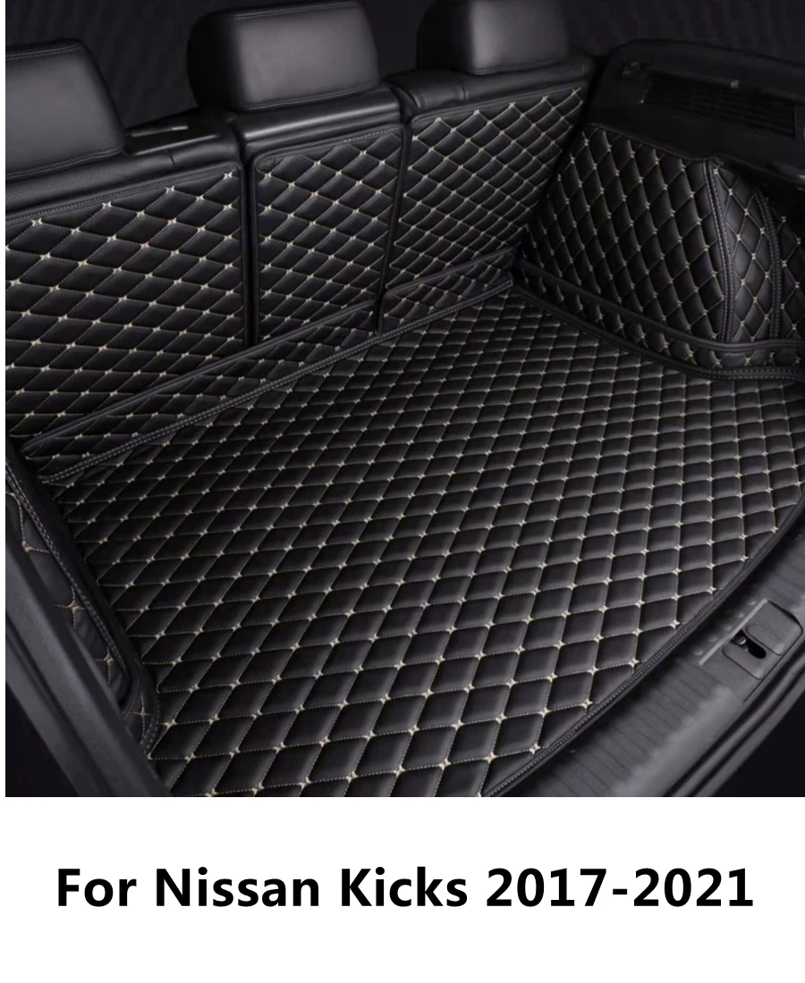 

SJ Custom Fit полный комплект водонепроницаемый автомобильный коврик для багажника автозапчасти задний поднос для багажника для Nissan Kicks 2017-18-19-2021