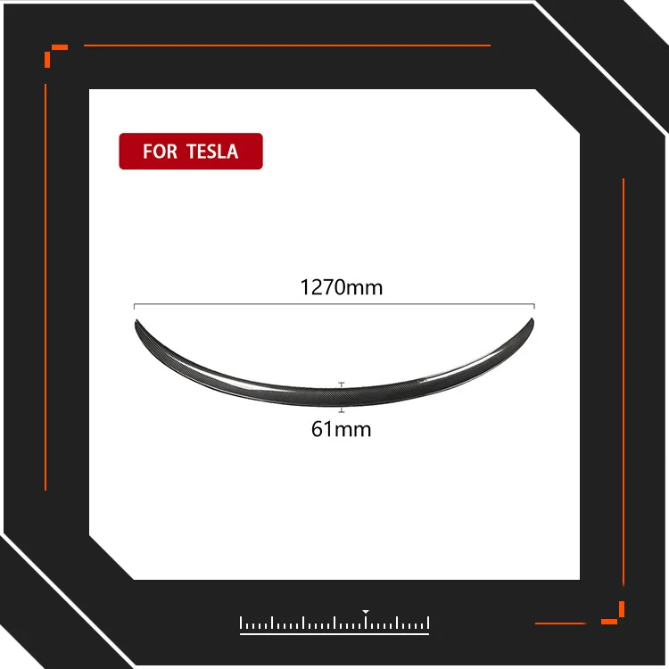 

Tesla Model 3 сухое углеродное волокно удлинитель для Tesla