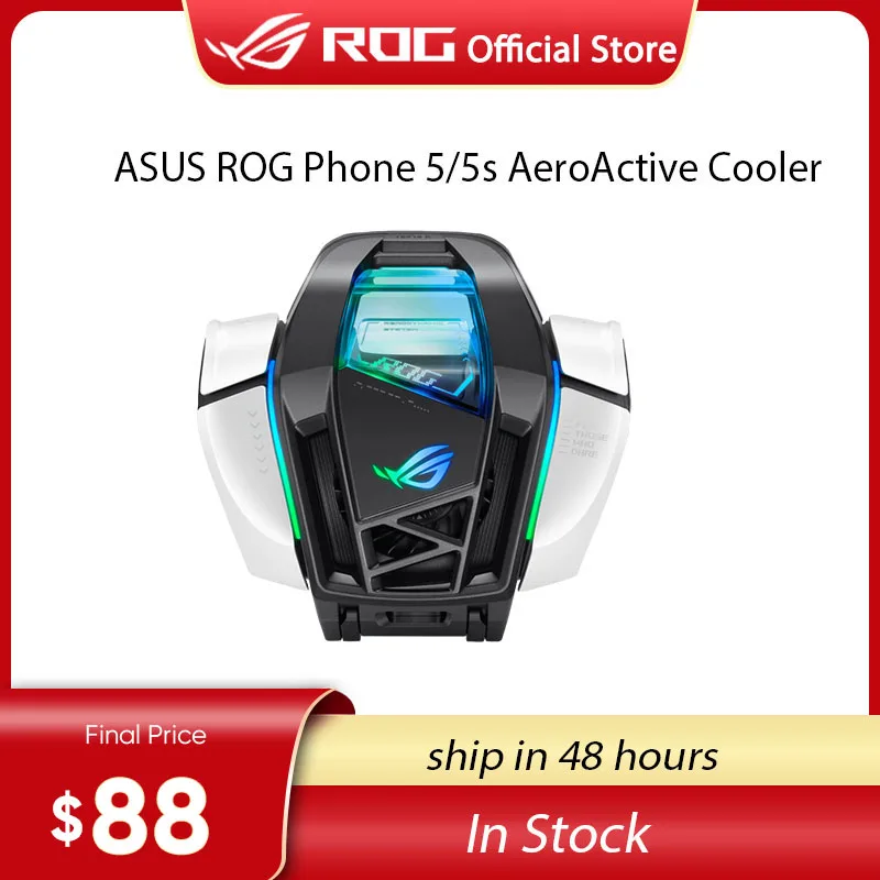 Держатель вентилятора ASUS ROG 5/5s AeroActive Cooler Funcooler со светодиодной подсветкой Aura