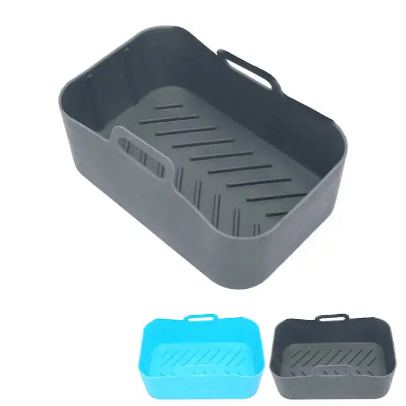 

Fryer Silicone Pot Fryer Oven Basket Non Stick for Kitchen