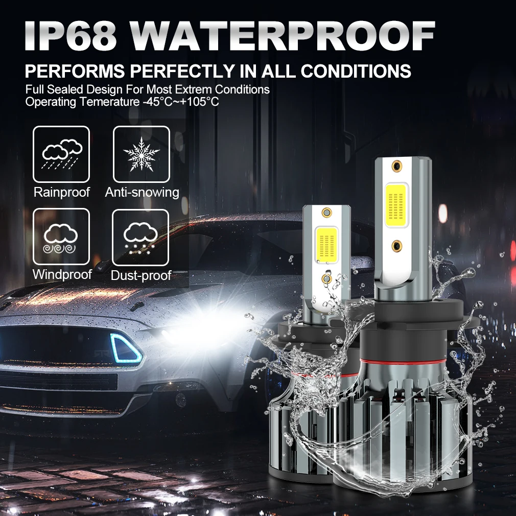 2 шт. автомобильные фары H4 H1 H8 H9 H11 300 9005 9006 9007 H13