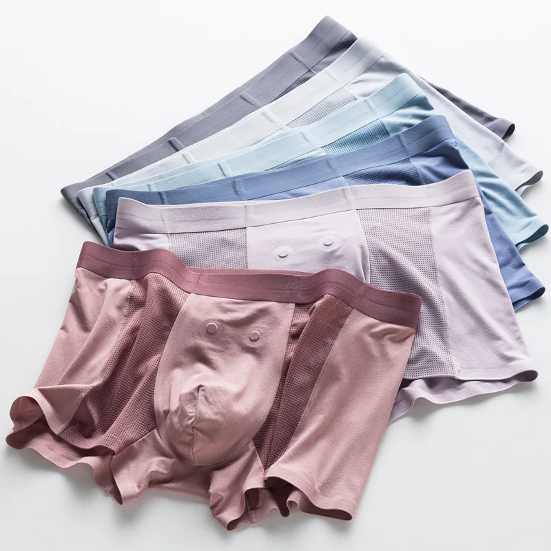 

Men's boxer shorts 80S Modal comfortable breathable mid waist shorts 3PCS