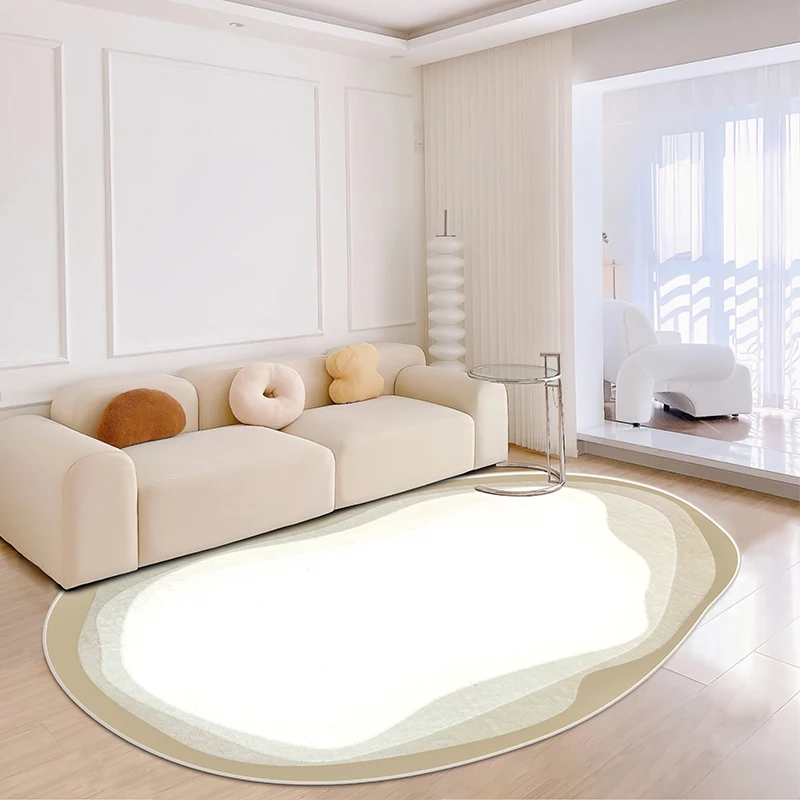 

Modern Art Irregular Living Room Carpet Light Luxury Bedroom Cloakroom Carpet Home Large Area Decorative Rug Nordic Soft Mat