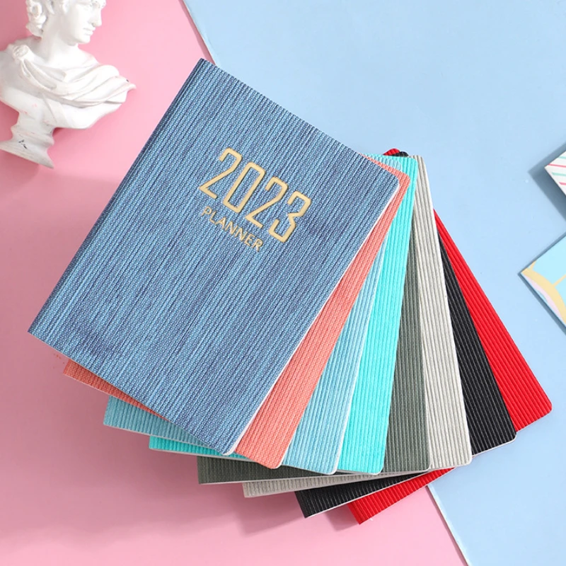 

2023 Notebook Organizer Planner A6/A7 120pages Portable Notepad To Do List Journal Diary for Student Kawaii Stationery Schedule