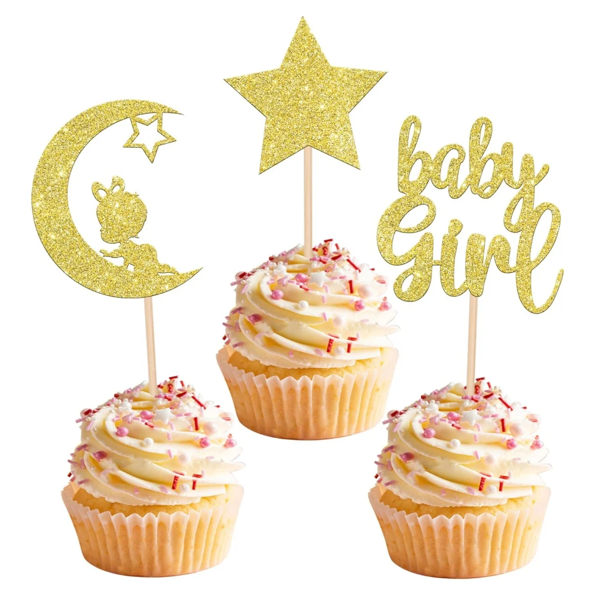 24 шт. Детские топперы для кексов