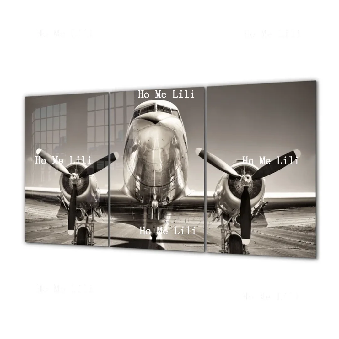 Самолет Очень Большой Печать на Холсте Настенное Искусство Натуральный И Яркий