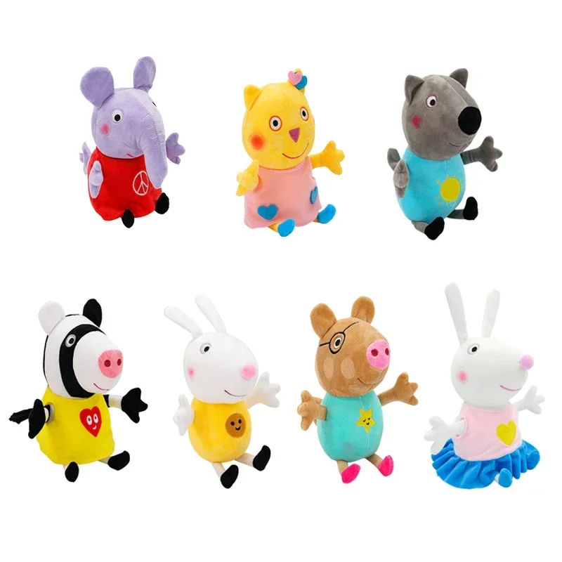 28 см Свинка Пеппа плюшевая игрушка Джордж вечные друзья Эдмунд слон Педро пони