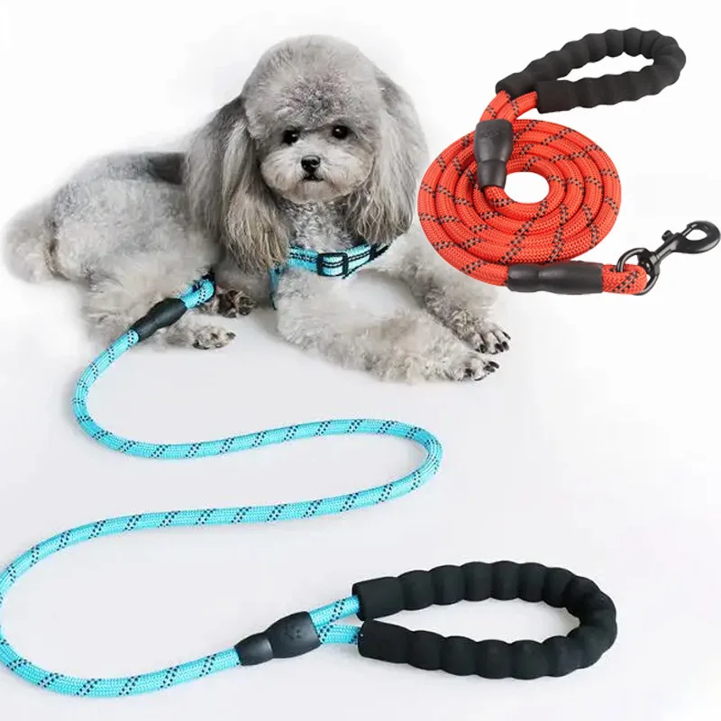 

Dog Leash 1.8m P Rope Reflective Explosion-proof Flush Dog Lead Leash Nylon Traction Dog Leash for Animals Accessories