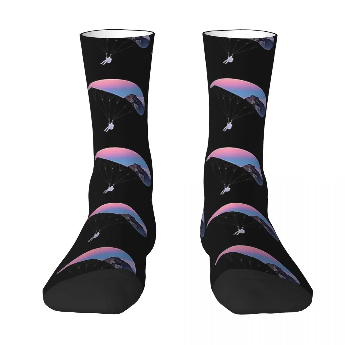 

Paragliding Socks Harajuku Super Soft Stockings All Season Long Socks Accessories for Man's Woman's Gifts