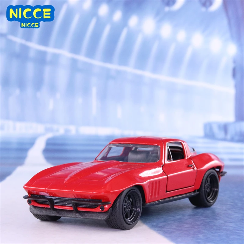 

Nicce 1:32 Chevrolet Corvette Classic C2 1966 Movie Same Red Car Model Alloy Diecast Simulation Sport Car Kids Gifts F4