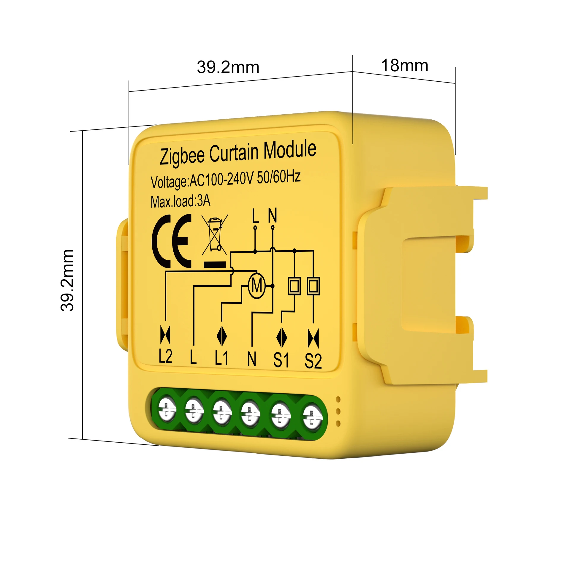 

Tuya WiFi Zigbee3.0 Модуль умного переключателя штор
