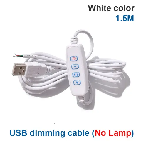 Ультратонкий Светодиодный потолочный светильник с регулируемой яркостью, USB, 5 В, 7 Вт, 3 цвета