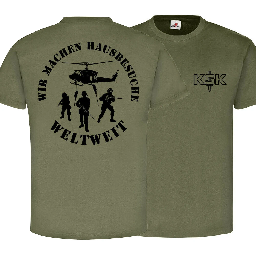 

German Army Commando KSK Special Forces T Shirt. Short Sleeve 100% Cotton Casual T-shirts Loose Top Size S-3XL